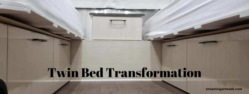 Twin Beds Transformation in an Airsteam